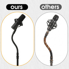23.6″ Gooseneck Tubing Flexible 25/64″ Male thread Alloy Steel Metal Arm Univers