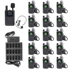 AGJ Wireless Tour Guide System, Headsets, 79 x 48 x 13mm, Black