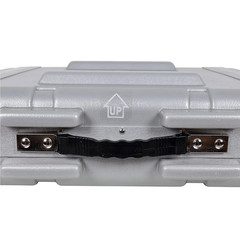 Stackable 2U Rack Case, Strong Molded with Heavy Duty Hardware, Standard 19.25”