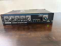 Shure 4-Channel Microphone Mixer SCM268 READ