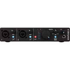 Arturia MiniFuse 2 Portable 2×2 USB Type-C Audio/MIDI Interface | Black