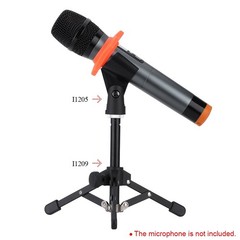 Mini Foldable Desktop Tabletop Tripod Microphone Mic Stand Holder Portable