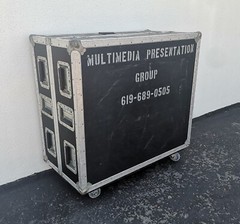 Black Anvil ATA Flight Road Case 38.5″x37.5″x19.75″ W/Casters Local PU LA (#9)