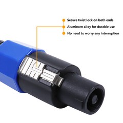 10 20 50 Feet Speakon to XLR Cable Pro PA DJ Stage Studio Speak-on Wire 16 Gauge