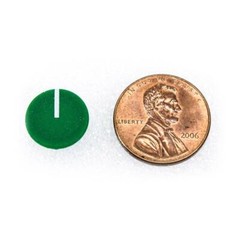 PixelGear 12mm Green Knob Cap with White Indicator Line for DBX 160 Replacement