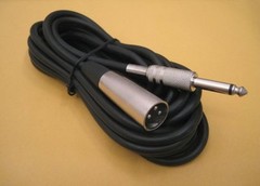 6Ft XLR 3Pin Male to 1/4″ Mono Plug Mic Microphone Cord Audio Cable 6’Ft Foot v2