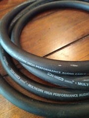 Proel. 8 Way 6.35mm (1/4″) Mono Jack Plug to Plug Loom, Patch Cable 10ft. Black