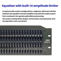 2231 Equalizer Anti-Feedback Audio Performance Stage Conference Effects Processo