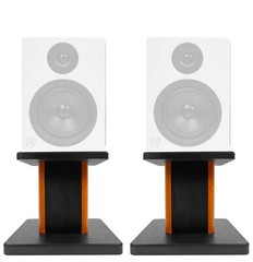 Rockville 8” Wood Studio Monitor Speaker Stands For Rockville APM6W