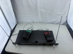 GTD Audio UHF Diversity Wireless Microphone Mic System G-380 W 2 Head Sets Good