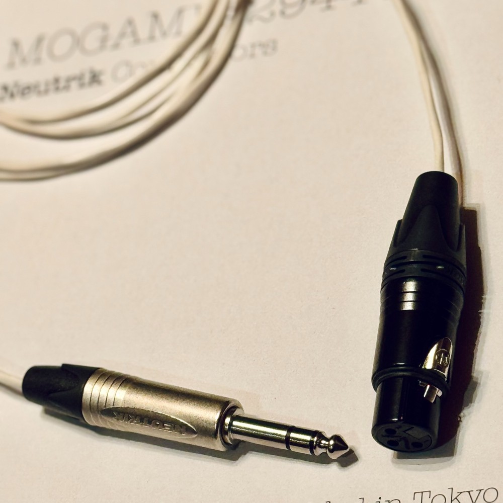1–30 ft Mogami 2944 console cable White | Choose Neutrik XLR/TRS | Bulk Ready