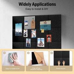 12 Pack Acoustic Panels 12×12 Self Adhesive High Density Soundproof Foam (