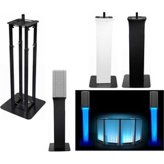 (1) Rockville Black Adjustable Totem Speaker Stand For BOSE F1 Model 812