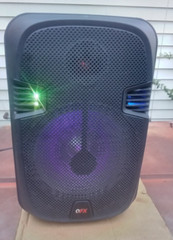 QFX PBX-1207N 12″ Rechargeable PA Speaker +TWS-Bluetooth +USB/SD/FM/AUX