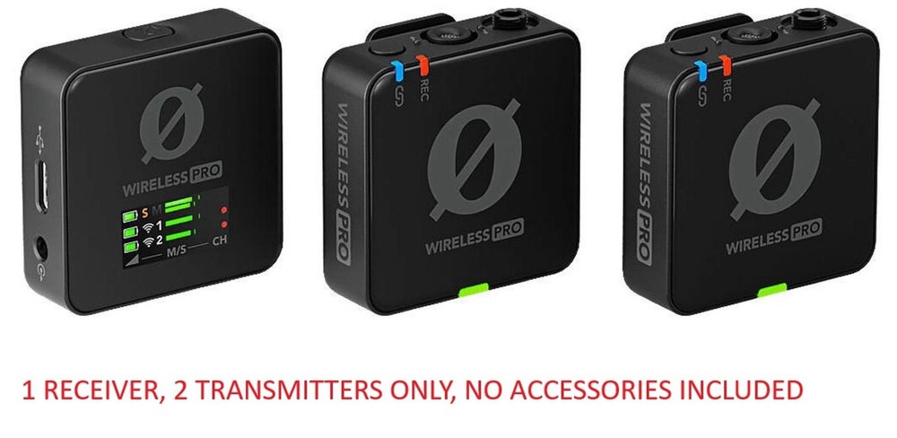 RØDE RODE Wireless PRO Dual-Channel Clip-On Compact Wireless Microphone System