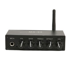 6.5mm Karaoke Mixer Aluminium Alloy Dual Microphone Input Portable Digital LXHR