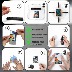Professional Card Repair Kit – Complete Trading & Sports Card Cleaning Kit with