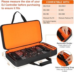 Durable DJ Controller Flight Case for DDJ-FLX4, REV1, 400, SB3 Models