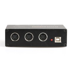 THRU-6 Box 6 MIDI Outputs Standard MIDI Five-Pin Interface 16 Channels
