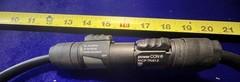 24in Patch Cable, Neutrik PowerCon NAC3M-TRUE1-S Male to NAC3F-TRUE1-S Female