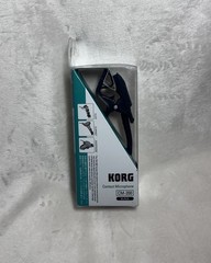 Korg CM-200 Contact Microphone Black for Clarinet, Flute, Saxophone 1/4” Connect