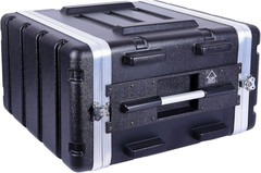 Stackable 6U Rack Case, Standard 19.25” Depth, Polyethylene Hard-Shell Construct