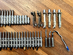 Lot of 75 Used 1/4″ / TRS / Male / Female Connectors + XLR Adapters. Switchcraft