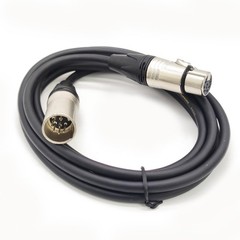 FOWIUNYE 6.56ft 7 Pin XLR Connector Cable, XLR Microphone Cable Balanced Male…