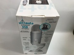 Blue Yeti Ultimate USB Microphone – Silver (For Professional Recording)