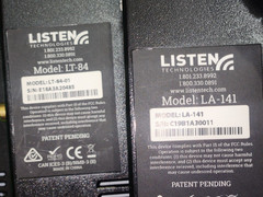 HUGE LOT* Listen Technologies (4) LT-84-01 Combo, LA-141, LA-304, IR… +EXTRA