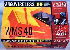 AKG WMS40 SR40 diversity Receiver (2 SETS COLOR GREY AND PINK)