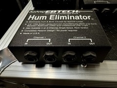 Ebtech Hum Eliminator 2-Channel Audio Amplifier 1/4″ TRS Buzz Passive Clean USA