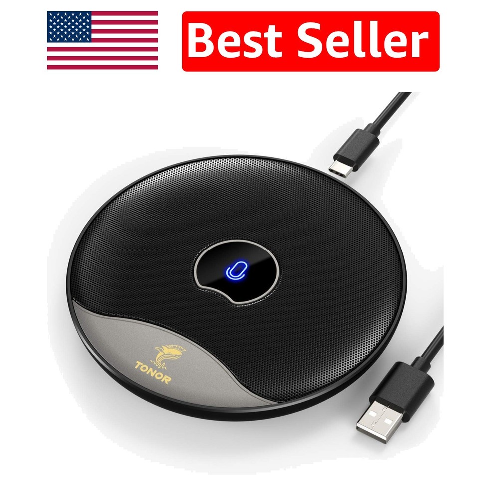 Professional USB Omnidirectional Microphone for Online Meetings & Classes – TM20