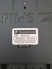 Vintage Spirit By Soundcraft RW5353 Folio Notepad Mixer w/ Power Adapter, Tested