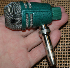 Custom Darome 431 Harp Harmonica mic with Hi-Z Dynamic Element 1/4″ jack, Green!