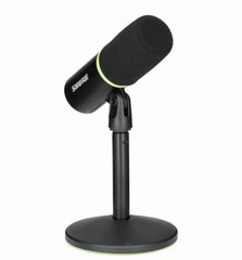 Shure Handheld/Stand-Held Wired Microphone Black with Desk Stand