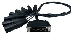 Mogami W2932 8 Channel Balanced Studio Snake Cable, DB25 Male to XLR Male