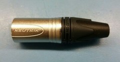 Neutrik NC4MXX 4-Pin Male XLR Cable End Connector Nickel/Silver.
