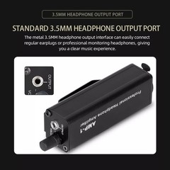 1Pc AMP-1 Portable Headphone Amp Converter XLR to 3.5mm Audio Plug-and-Play
