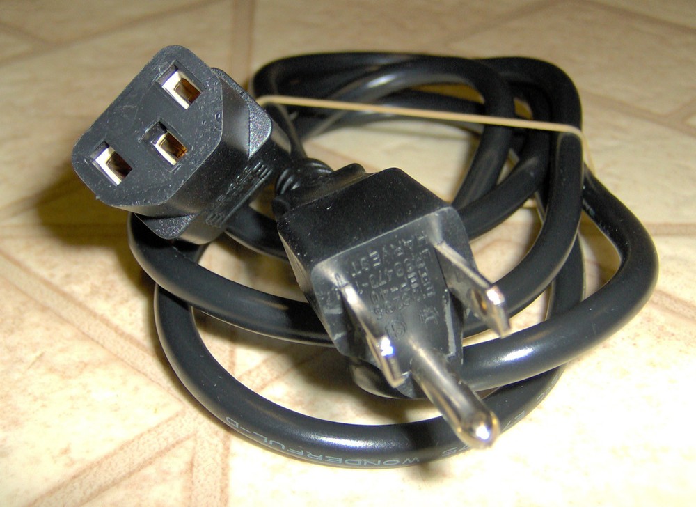 60″ oem Genuine Behringer IEC POWER CORD 18/3 New 5 ft ultragraph equalizer amp