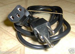 60″ oem Genuine Behringer IEC POWER CORD 18/3 New 5 ft ultragraph equalizer amp