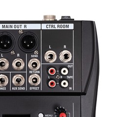 8 Channel Bluetooth Live Studio Audio Mixer Power Mixing Console Board with USB