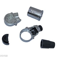 Clockable Right Angle adjustable male XLR connector plug 7-rotating positions