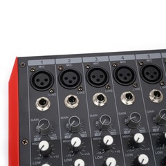 6/12 Channel Live Audio Mixer Bluetooth DJ Sound Studio Mixing Console Amplifier