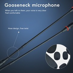 23.2 Gooseneck Condenser Microphone 3 Pin With Indicator