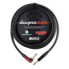 Mogami Ultimate 3368 Guitar Cable – Neutrik 1/4 Mono Jack Silent RA to Gold ST
