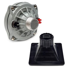 JBL Selenium D250-X GW 100-watt RMS Midrange Driver w/ 491224 4×4 Horn Waveguide
