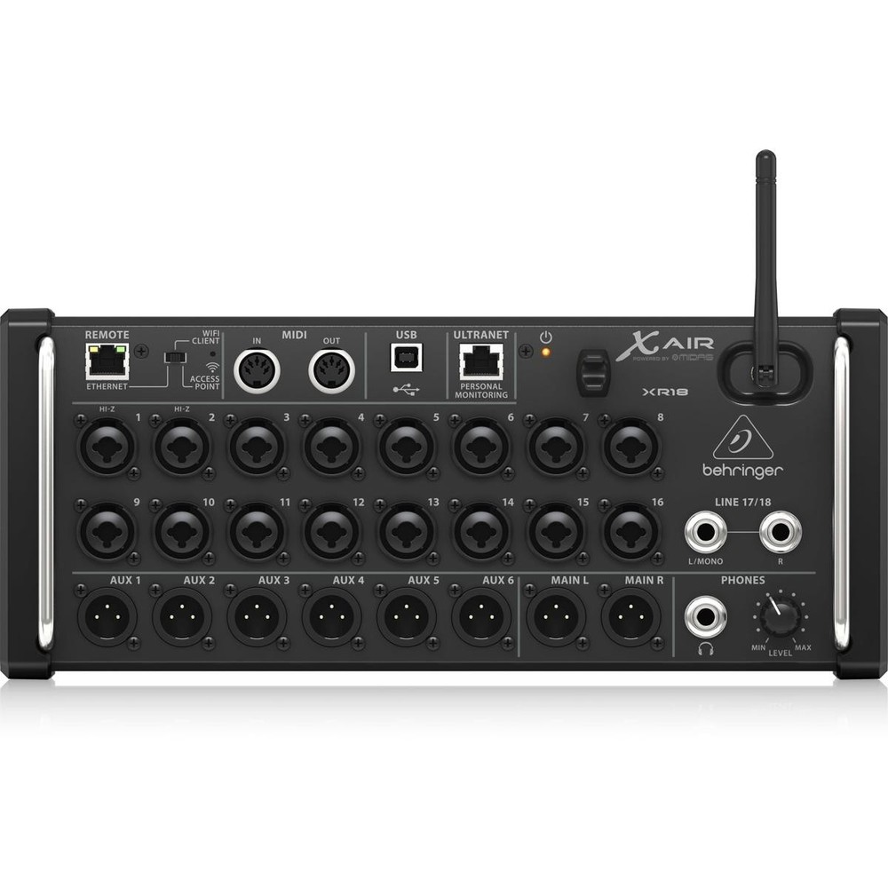 Behringer XAir XR18 18-Channel 12-Bus Wireless Digital Mixer for iPad/Android Ta