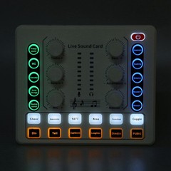 Live Sound Card Multiple Effects Voice Changer For Streaming/KTV