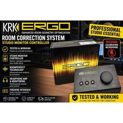 KRK ERGO Studio Room Analysis Correction System Monitor Controller FireWire Box